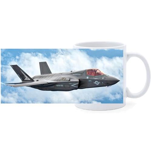 Beker - F-35 Lightning - Fighter - Vliegtuig US Airforce NIE, Huis en Inrichting, Keuken | Servies, Nieuw, Ophalen of Verzenden