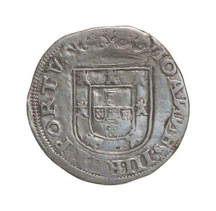 Portugal. D. João III (1521-1557). Meio Tostão (50 Reais) -, Postzegels en Munten, Munten | Europa | Niet-Euromunten
