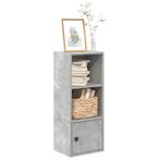 vidaXL Boekenkast 31x24x77 cm bewerkt hout betongrijs, Verzenden, Nieuw, Overige houtsoorten