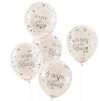 Ballonnen Baby In Bloom 30cm 5st, Hobby en Vrije tijd, Feestartikelen, Nieuw, Verzenden
