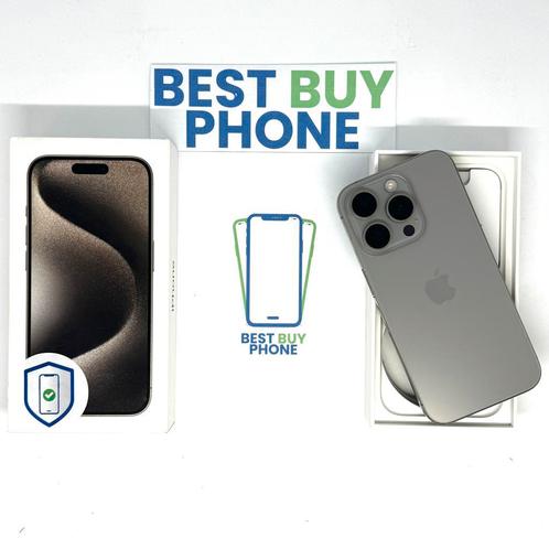 iPhone 15 pro 128GB naturel /krasvrij /89% batt /garantie, Telecommunicatie, Mobiele telefoons | Apple iPhone, Zonder abonnement