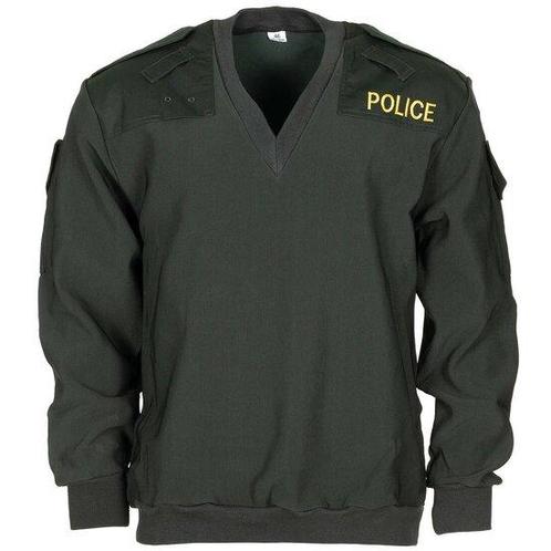 OPgear politie commando trui met v-hals, winddicht, olijf..., Verzamelen, Militaria | Algemeen, Marechaussee, Engeland, Kleding of Schoenen
