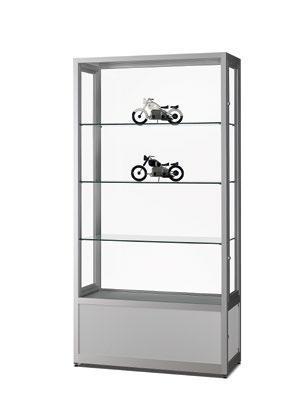 Museum vitrinekast Stofdicht V8 1000-O-Zilver, Zakelijke goederen, Kantoor en Winkelinrichting | Kantoormeubilair en Inrichting