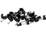 Kabelclips / Spijkerclips - 6x4mm - 100stuks, Doe-het-zelf en Verbouw, Elektra en Kabels, Ophalen of Verzenden, Nieuw, Overige typen