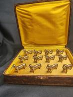 Messensteun (12) - Verguld brons, Antiek en Kunst