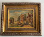 J. van Riemsdijk (1879-1954) - Straatgezicht aan het water, Antiek en Kunst