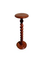 Plantentafel - Kolom met gedraaide poot - Hout - Extra hoge, Antiek en Kunst