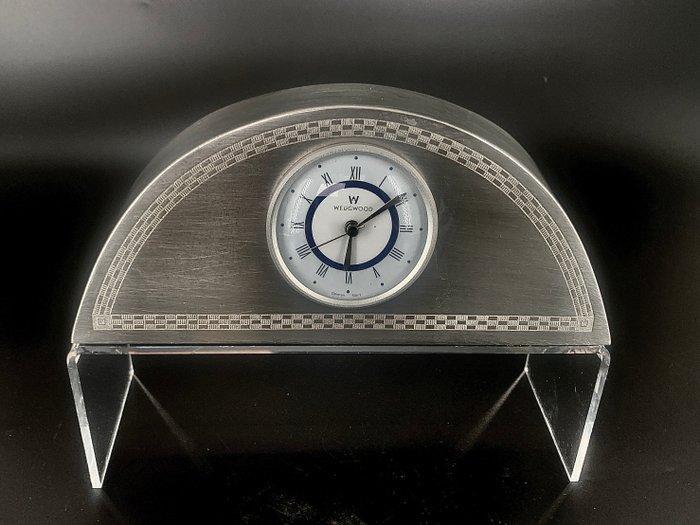 Bureauklok - Wedgwood - Art Deco Pewter - 1990-2000 -, Antiek en Kunst, Curiosa en Brocante