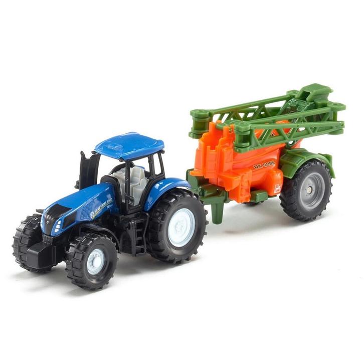 Siku New Holland tractor met veldspuit, Kinderen en Baby's, Speelgoed | Overig, Ophalen of Verzenden