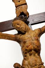 sculptuur, Cristo crucificado - 118.5 cm - Hout