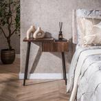 *WOONWINKEL* Houten Nachtkastje Met Lade Links, Huis en Inrichting, Verzenden, Nieuw