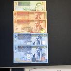 Jordanië. - 5 Banknotes - 2013/2014 - pareja correlativa, Postzegels en Munten, Munten | Nederland