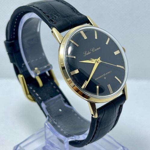 Seiko - Cronos Gloss Black - Zonder Minimumprijs - J14058, Sieraden, Tassen en Uiterlijk, Horloges | Antiek