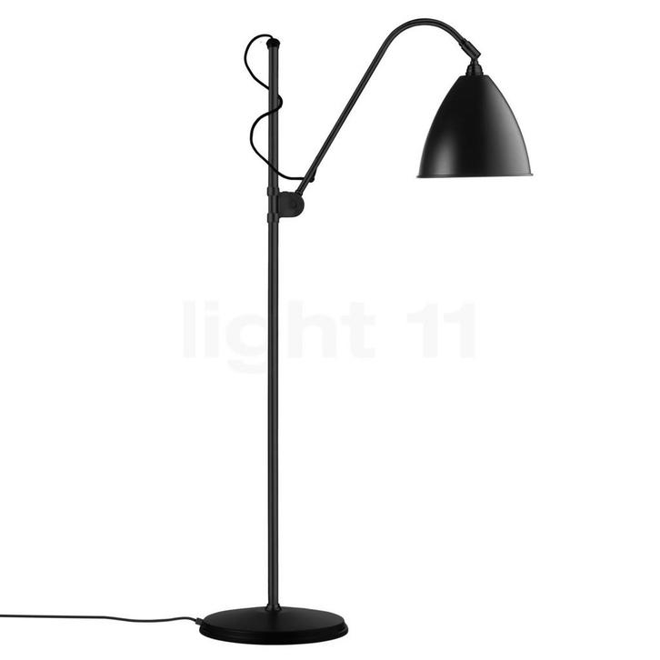 Gubi BL3 Vloerlamp, zwart/zwart - ø¸21 cm (Staande lampen), Huis en Inrichting, Lampen | Vloerlampen, Nieuw, Verzenden