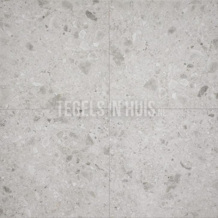Vloertegel / wandtegel g-stone terrazzo ivoor 90x90 r10, Doe-het-zelf en Verbouw, Tegels, Vloertegels, Nieuw, 10 m² of meer, Keramiek