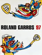 Antonio Saura - Originalplakat - Roland Garros 1997, Antiek en Kunst