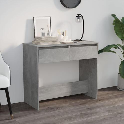 vidaXL Wandtafel 89x41x76,5 cm bewerkt hout betongrijs, Huis en Inrichting, Tafels | Bijzettafels, Nieuw, Verzenden