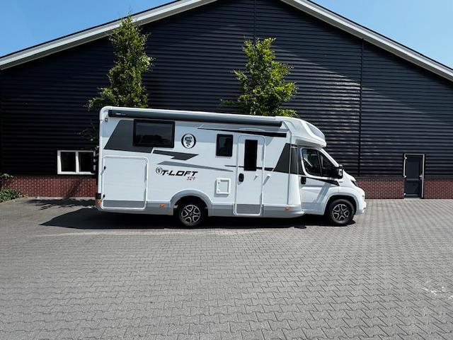 Elnagh T-Loft 529/ 160PK - 9 Traps automaat/ BTW camper, Caravans en Kamperen, Campers, Cassettetoilet, Airconditioning, Audio installatie