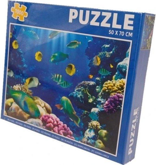 Puzzle Tropische Vissen 1000 Stukjes (Nieuw), Hobby en Vrije tijd, Denksport en Puzzels, Nieuw, Verzenden