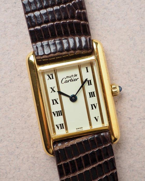 Cartier - Tank Must de Cartier - 366001 - Dames - 1990-1999, Sieraden, Tassen en Uiterlijk, Horloges | Heren