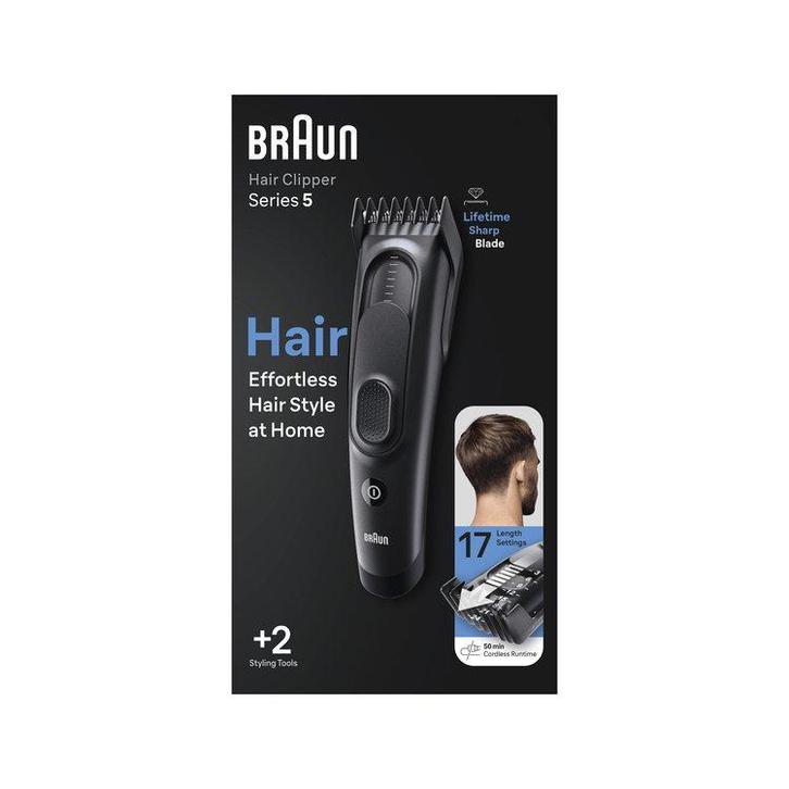 Braun Tondeuse HC5330, Zwart, Witgoed en Apparatuur, Persoonlijke-verzorgingsapparatuur, Verzenden