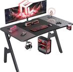Gaming bureau - Gaming desk - Gaming tafel - 120x60 cm - Zwa, Verzenden, Zo goed als nieuw