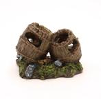 Houten tonnen 9 cm / Aquariumdecoratie As-197, Dieren en Toebehoren, Vissen | Aquaria en Toebehoren, Verzenden, Nieuw