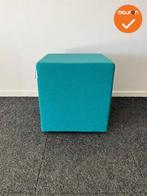 Rohde & Grahl - Poef - met wielen - 47.5x45x45cm - Turquoise, Werkplek, Ophalen of Verzenden, Gebruikt, Overige typen