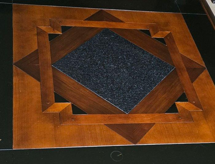 Salontafel - Hout, Marmer - Amsterdamse school, Antiek en Kunst, Curiosa en Brocante