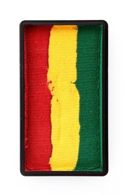 PXP Splitcake Funky Rasta 28gr, Hobby en Vrije tijd, Feestartikelen, Nieuw, Verzenden