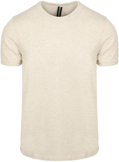 Profuomo T-Shirt Ecru Melange maat M Heren, Kleding | Heren, T-shirts, Wit, Nieuw, Maat 48/50 (M), Verzenden