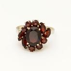 Ring - 14 karaat Geel goud Granaat, Sieraden, Tassen en Uiterlijk, Ringen, Nieuw
