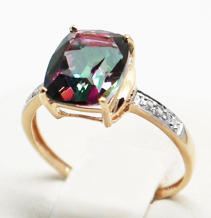 Zonder Minimumprijs - Ring - 14 karaat Geel goud Topaas -, Sieraden, Tassen en Uiterlijk, Ringen