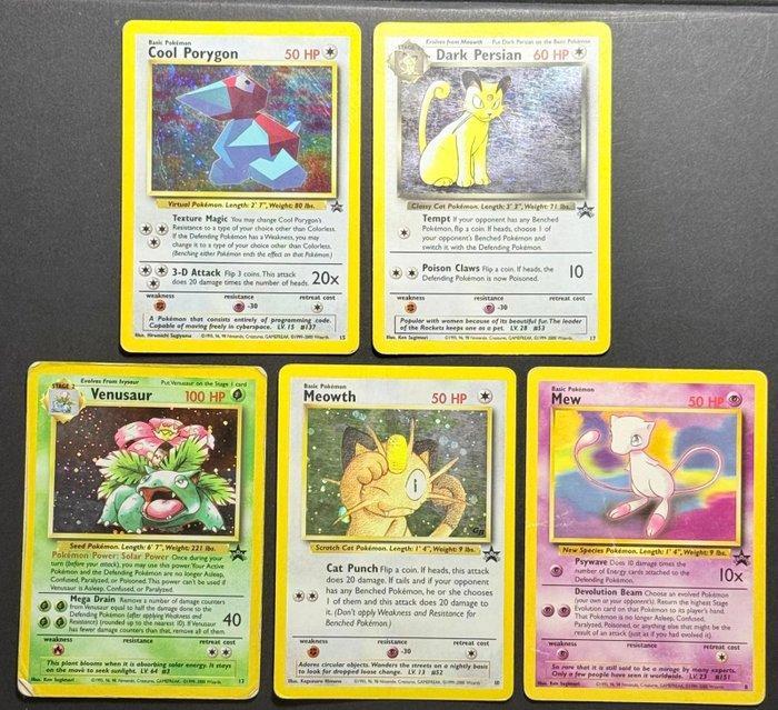 Pokémon - 5 Card - Venusaur, Meowth, Mew, Porygon, P3rsian, Hobby en Vrije tijd, Verzamelkaartspellen | Pokémon