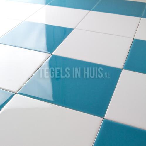 Wandtegels azul turquoise glans 15x15 wandtegel, Doe-het-zelf en Verbouw, Tegels, Wandtegels, Nieuw, 10 m² of meer, Keramiek, Ophalen of Verzenden