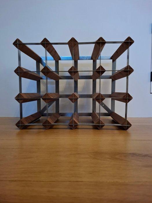 rta - Wijnrek - Hout Metaal - 4×4, Antiek en Kunst, Antiek | Keukenbenodigdheden