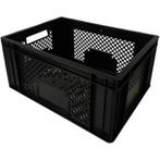 VDW Zwarte kunststof krat - 18L - Compact en stevig - Ges..., Ophalen of Verzenden, Nieuw