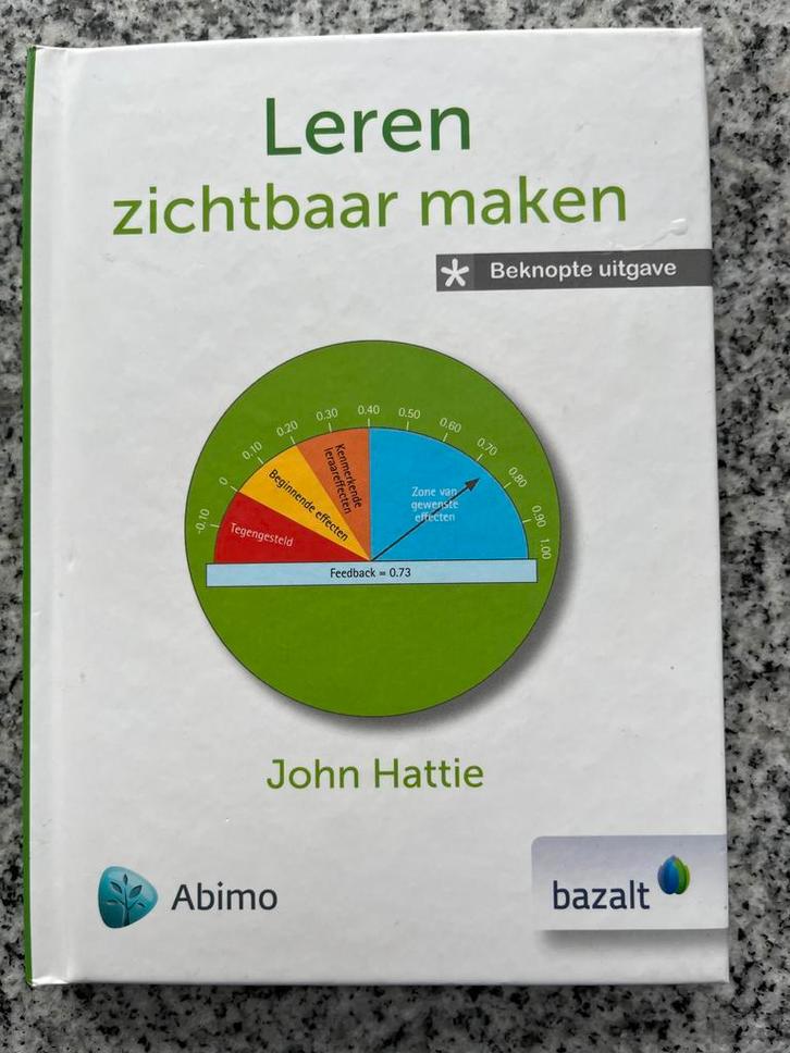 Leren zichtbaar maken, Boeken, Psychologie, Overige onderwerpen, Gelezen, Verzenden