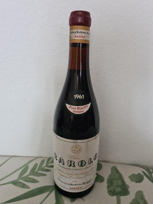 1961 Ris. Cannubio, 1964 x2 Serio e Battista Borgogno & 1977, Verzamelen, Wijnen