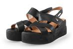 Mustang Sandalen in maat 38 Zwart | 10% extra korting, Verzenden, Zwart, Sandalen of Muiltjes, Zo goed als nieuw