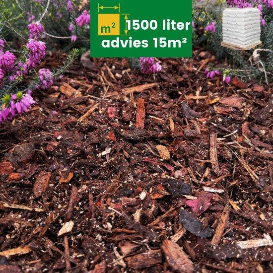 Houtmulch -1500 Liter, Tuin en Terras, Tuinwanddecoratie, Verzenden