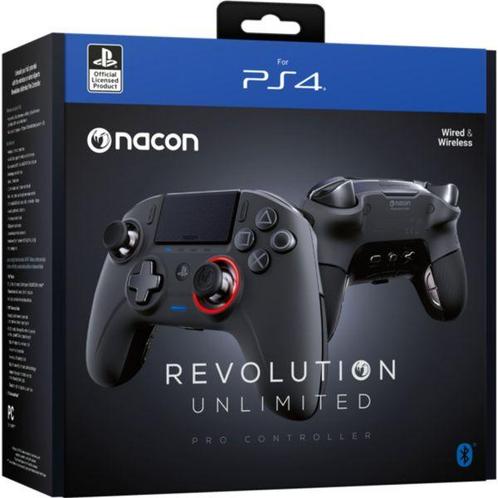 Nacon Revolution Unlimited Pro Controller-Zwart (PlayStation, Spelcomputers en Games, Spelcomputers | Sony PlayStation Consoles | Accessoires