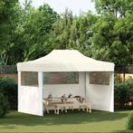 vidaXL Partytent met 3 zijwanden inklapbaar 3x4 m staal, Tuin en Terras, Partytenten, Verzenden, Nieuw, Partytent
