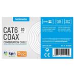 Technetix combikabel: CAT6/C18 - 20 meter CAT6 + Coax RG59T, Ophalen of Verzenden, Nieuw, Kabel of Snoer