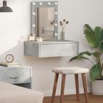 vidaXL Plafondtafel met lade Grijs 60 x 40 x 70 cm Bewerkt, Huis en Inrichting, Tafels | Kaptafels, Verzenden, Nieuw