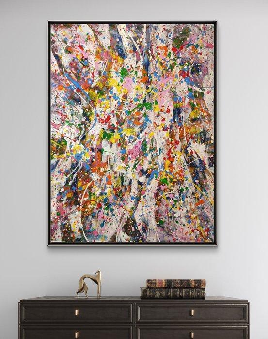 Noldin Jana - Original Abstract Painting Harmony n.1023 -, Antiek en Kunst, Kunst | Schilderijen | Modern