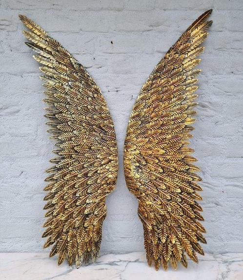 Figuur - Angel wings (2) - Staal, Antiek en Kunst, Antiek | Boeken en Bijbels