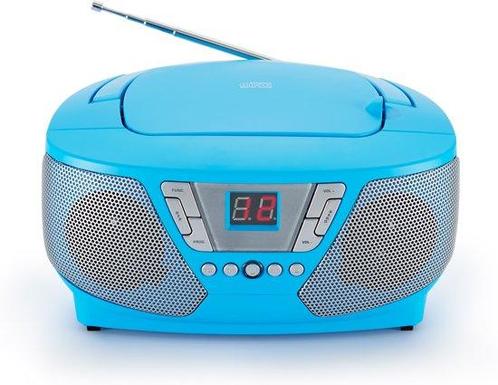 Bigben Draagbare Radio & CD-Speler met 400 Stickers - Blauw, Audio, Tv en Foto, Mp3-spelers | Overige merken, Verzenden