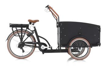 Elektrische Bakfiets Troy - Vogue 36Volt 7V Mat Zwart beschikbaar voor biedingen