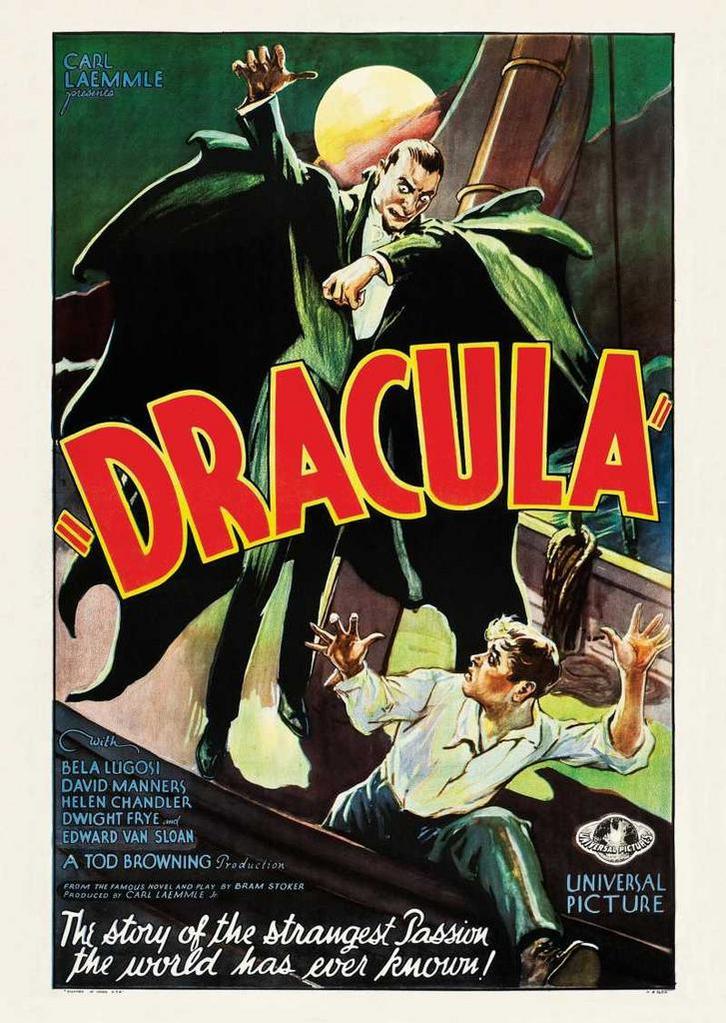Posters - Poster Dracula - Dracula, Verzamelen, Muziek, Artiesten en Beroemdheden, Zo goed als nieuw, Verzenden